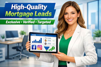 generate mortgage leads through facebook and instagram ads