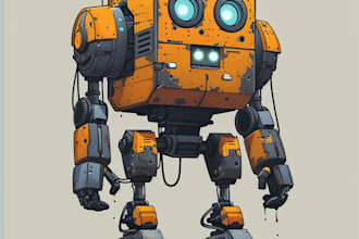illustrate your mecha, robot and armored characters