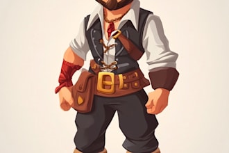 design 2d game character