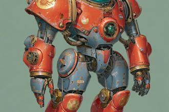 high quality robot, mecha concepts