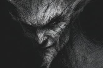 horror characters and dark fantasy monsters