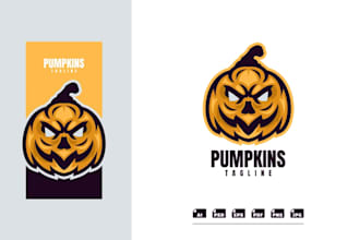 do custom made halloween, horror logo
