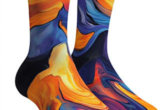 design custom and unique socks design