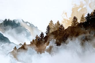 watercolor illustration and watercolor art