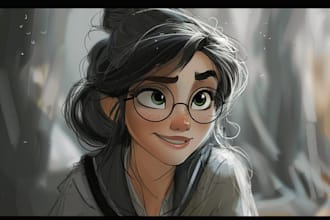 make sketch you a disney cartoon