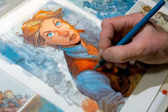 draw professional comic book pages