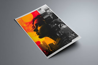 design custom promotional posters for business or events