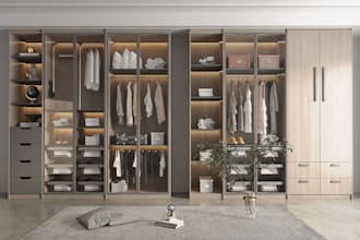 design a modern and functional wardrobe