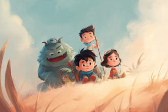 draw cartoon illustration art