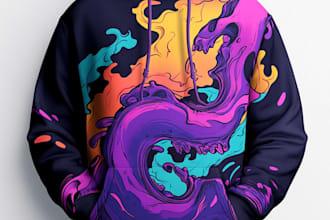 create amazing hoodie mockup design