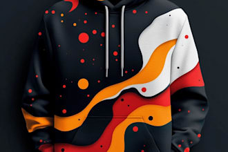 mockup your design on hoodie, tshirt, jacket, clothing