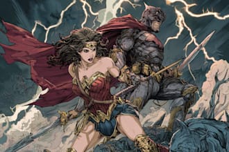 do a charcter of comic or design your comic character