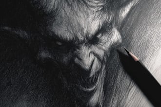 make fantasy horror character and monster art