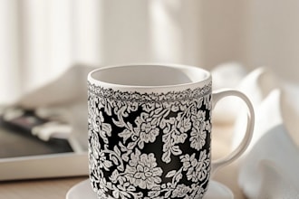 do coffee mug design, custom mug design