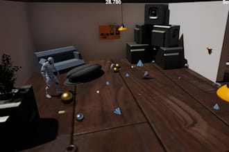do unrealengine game environment cinematic scene build stunning level in unreal5