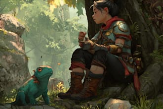 draw your fantasy character