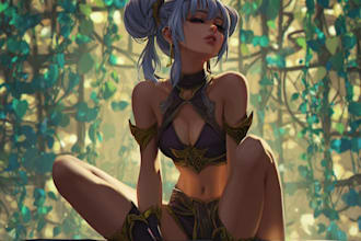 draw anime, manga or game characters