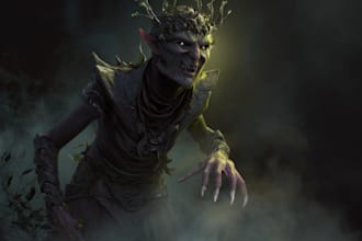 fantasy horror and fantasy horror character