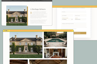 create landing page with HTML5 css3  js