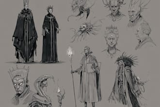 fantasy horror and fantasy horror character