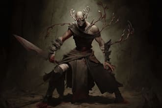 fantasy horror and fantasy horror character