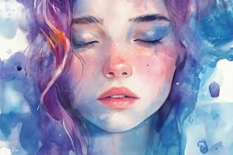 design a watercolor illustration