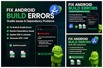 fix android build error and gradle error