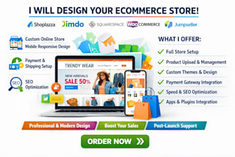 design shoplazza jimdo squarespace woocommerce jumpseller shopbase website store