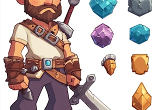 design 2d game character