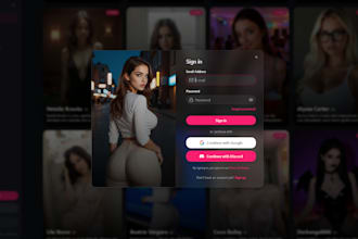 create an nsfw ai social platform like candy ai and glambase