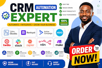 zoho books rentsyst activecampaign xero twilio slack zapier n8n make automation