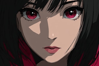 design highest quality anime art drawing in any artstyle