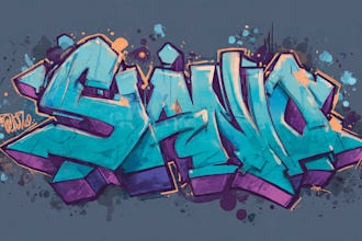 create graffiti art for you