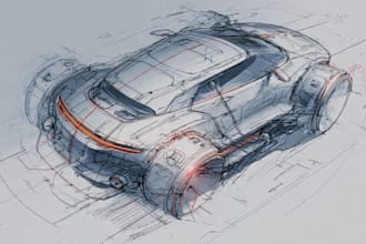 design and sketch the car or vehicle you want