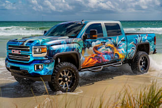 design professional car wrap, van wrap any vehicle wrap