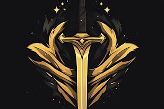 medieval vintage fantasy logo