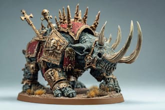 paint your warhammer 40k, sigmar and dnd miniatures