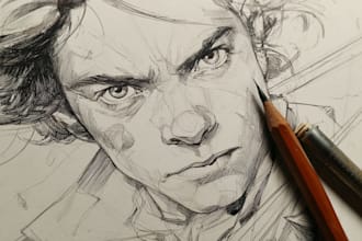 illustrate graphic novel comic book