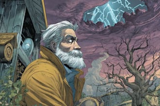 illustrate custom comic book pages and scenes