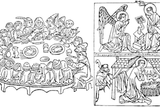 create custom dark art linocut, medieval woodcut gothic etching illustration