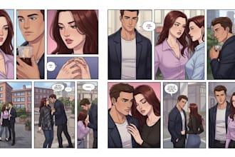 draw nsfw comic, erotic comic, furry comic, comic book illustration, superhero