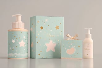 make a logo and packaging design