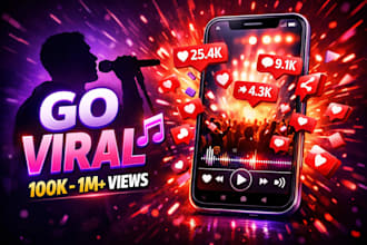 promote your music to 1,5m active followers on instagram