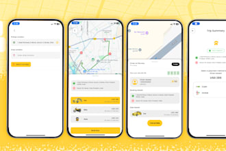 build a taxi booking and ride sharing app