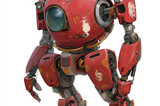 high quality robot, mecha concepts
