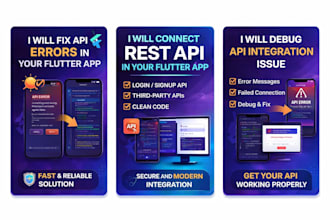 fix and integrate API in your flutter app