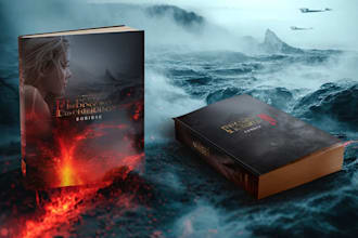 create a mesmerizing sci fi book cover that sells