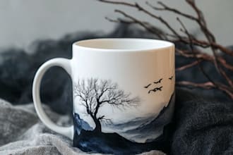 design amazing custom mug design