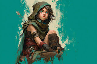 dnd party art or dnd character art