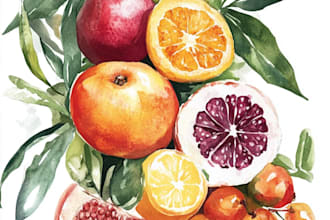 hand draw botanical illustrations